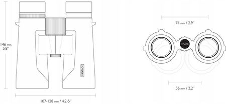 Hawke Optics Lornetka Vantage 8X42 Zielona 354363 - zdjęcie 3