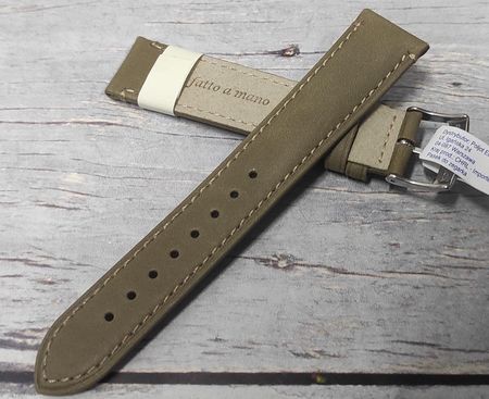 Morellato Skórzany pasek do zegarka 20 mm A01X6022E23078CR20 zielony - zdjęcie 2