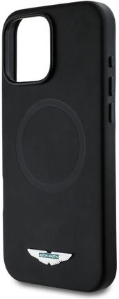 Aston Martin Etui Hc Fw Logo Do Iphone 16 Pro Magsafe Czarny - zdjęcie 3
