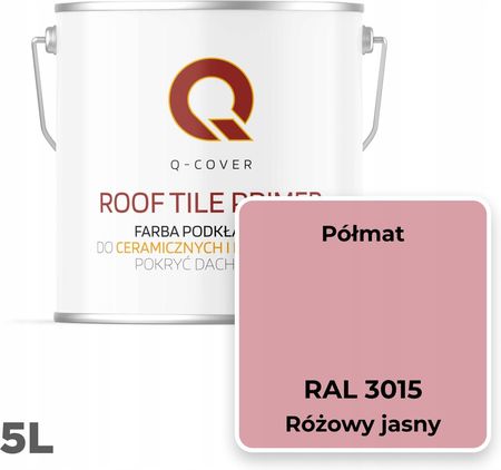 Farba Podkładowa Do Dachu Ceramicznego Różowy Jasny Ral 3015 Półmat 5L - zdjęcie 4