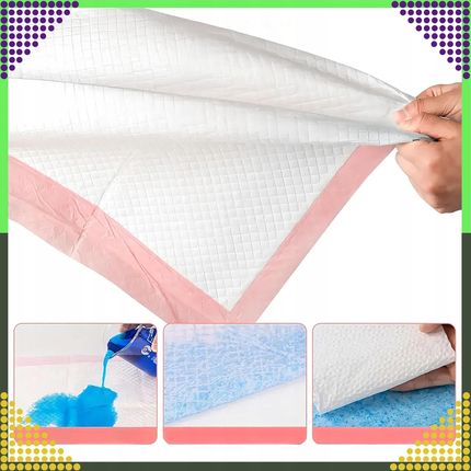 Bablo Podkłady Higieniczne Maty Dla Psa Nauka Sikania L 40X60cm Pojemne 50szt. PODKLADYL40X60 - zdjęcie 2