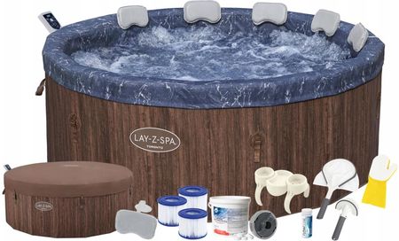 Bestway 6001W Basen Jacuzzi Z Hydromasażem Okrągłe Spa 1250L 5-7 Osobowy - zdjęcie 2