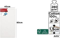 Zdjęcie Podobrazie 40x80x1,5cm 280G/m2 - Artix - Złotów