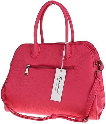 Tommasini Włoska Torebka Damska Teczka Listonoszka Kuferek 3360 Fuchsia - zdjęcie 5