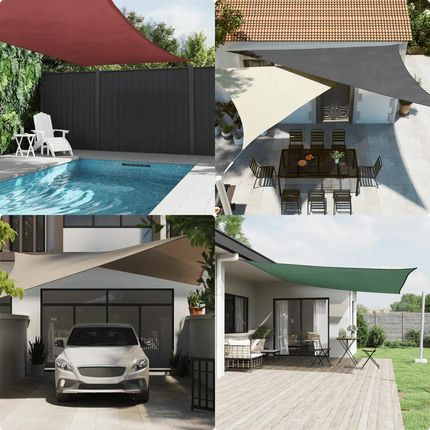 vidaXL Żagiel Przeciwsłoneczny Piaskowy 6X6m 100% Poliester 4000415 - zdjęcie 2