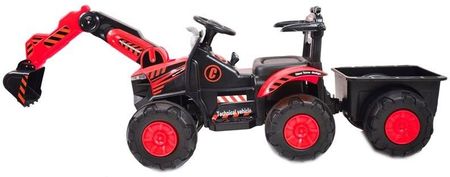Super-Toys Import Traktor Koparka Na Akumulator+Przyczepa Pilot /Ht9158 - zdjęcie 3