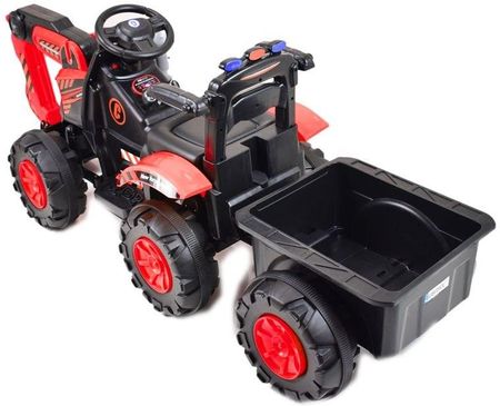 Super-Toys Import Traktor Koparka Na Akumulator+Przyczepa Pilot /Ht9158 - zdjęcie 6