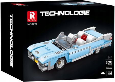 Reobrix Klocki Luksusowy Samochód Cadillac Eldorado Cabrio 308El. - zdjęcie 5