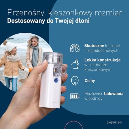 Omron Przenośny Nebulizator Mini Air 360+ - zdjęcie 5