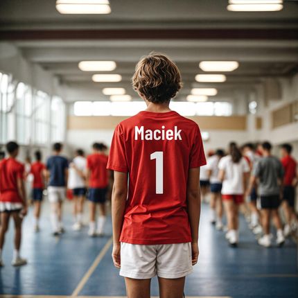 Strój na WF, Strój na trening, Strój piłkarski, WŁASNY NADRUK - zdjęcie 2