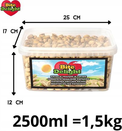 Pistacje prażone solone 1,5kg w łupinie - zdjęcie 3