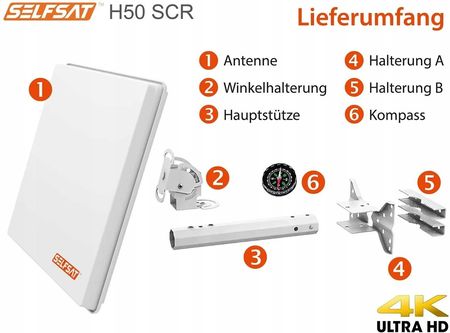 Antena satelitarna Selfsat (H50SCR) - zdjęcie 2