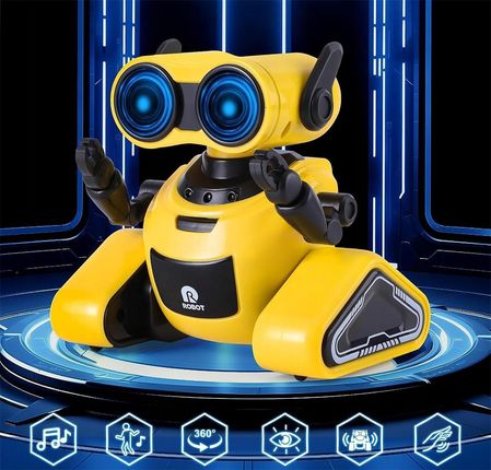 Bounn Interaktywny Robot R/C Na Pilota Oświetlenie Led Muzyka Sterowany Gestami - zdjęcie 2