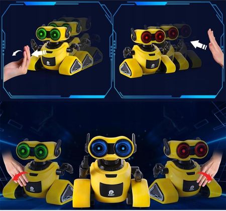 Bounn Interaktywny Robot R/C Na Pilota Oświetlenie Led Muzyka Sterowany Gestami - zdjęcie 4