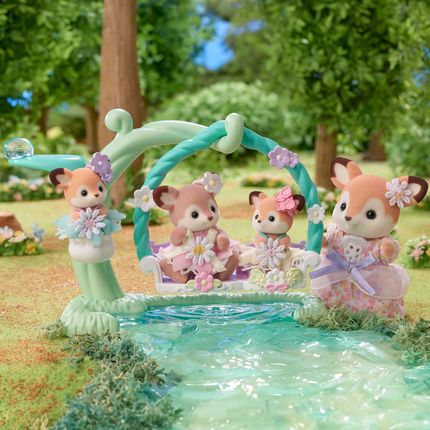 Sylvanian Families Deer Babies Floral Swing Set 5801 - zdjęcie 5