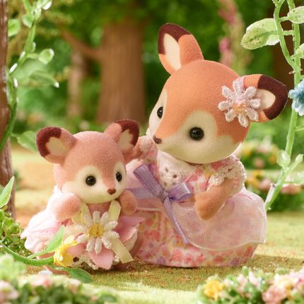 Sylvanian Families Deer Babies Floral Swing Set 5801 - zdjęcie 3