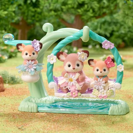 Sylvanian Families Deer Babies Floral Swing Set 5801 - zdjęcie 2