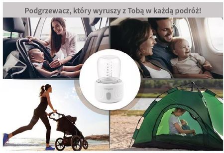 BabyOno Przenośny podgrzewacz do butelek 1645 - zdjęcie 2
