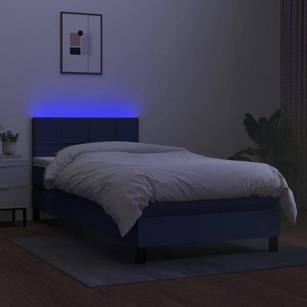 Zakito Home Łóżko Kontynentalne Z Materacem I Diodami Led (Zh3133123) - zdjęcie 2