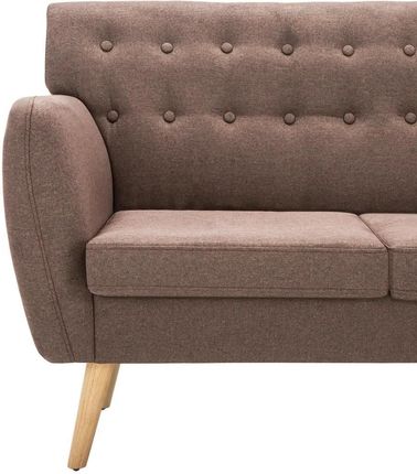 Zakito Home Sofa 3 Osobowa Brązowa 172X70X82Cm Mdf Materiał Drewno (ZH247126) - zdjęcie 2