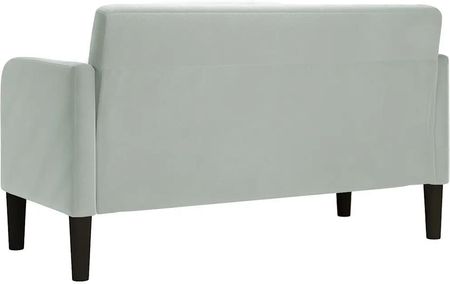 vidaXL Sofa Dwuosobowa Jasnoszara 109Cm Aksamit (4100587) - zdjęcie 2