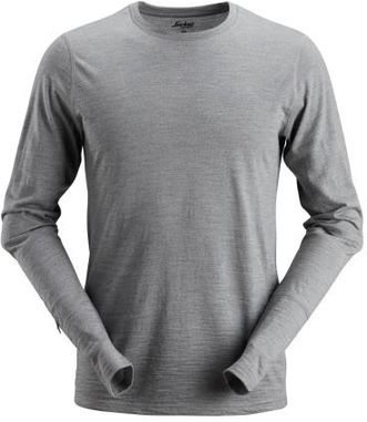 T-shirt z wełny merino z długimi rękawami Snickers Workwear 2427 - zdjęcie 2