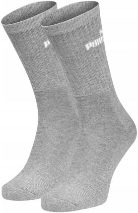 Puma Skarpety Skarpetki Crew Sock Szare/białe/czarne r.43-46 - zdjęcie 3