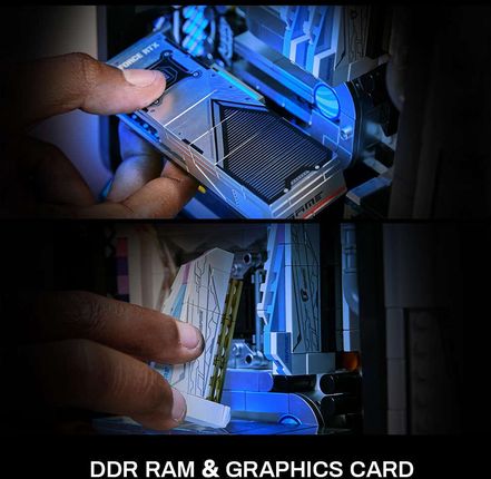 Pantasy Klocki Konstrukcyjne Pc Komputer Do Gier X Igame 1000El. - zdjęcie 5