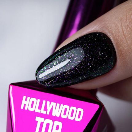 Molly Lac Top Hybrydowy Do Paznokci Mollylac 10G Hollywood Oh, Rio! Drobinki Brokat - zdjęcie 3