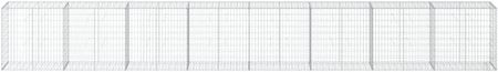 Dkd Home Decor Gabion Z Pokrywą 800X50X100cm Ocynkowane Żelazo 4593295149 - zdjęcie 2
