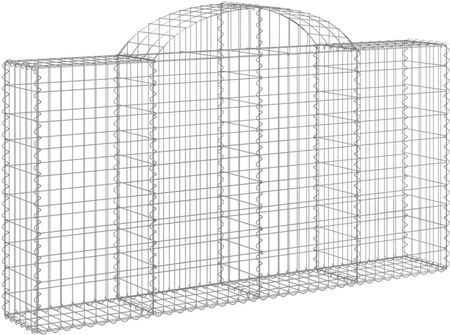 Dkd Home Decor Gabiony Z Wysokim Łukiem 9szt. 200X30X100/120Cm Ocynkowane Żelazo 4593146117 - zdjęcie 2