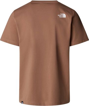 Koszulka męska The North Face S/S EASY brązowa NF0A8A6C6E1 - zdjęcie 2
