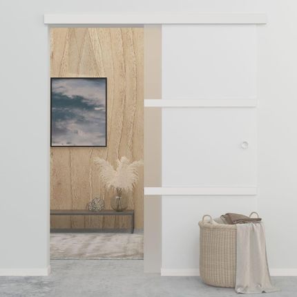 Prolenta Premium Drzwi Przesuwne Srebrne 90x212cm - zdjęcie 2