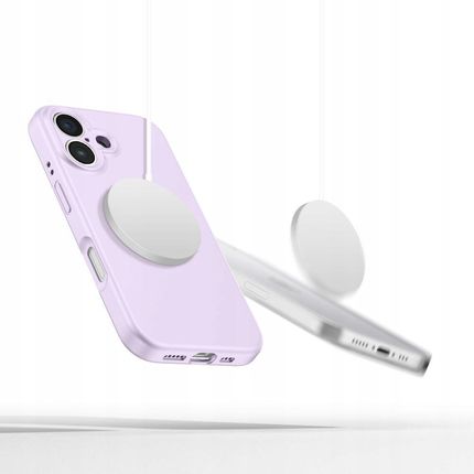 Tech Protect Liquid Silicone Magsafe Iphone 16E Mauve - zdjęcie 3