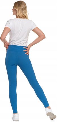 Legginsy Damskie Długie Prążkowane Wysoki Stan Kryjące Wygodne MORAJ S/M - zdjęcie 3