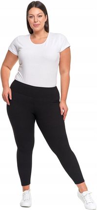 Legginsy Damskie Długie Prążkowane Wysoki Stan Kryjące Wygodne MORAJ L/XL - zdjęcie 5