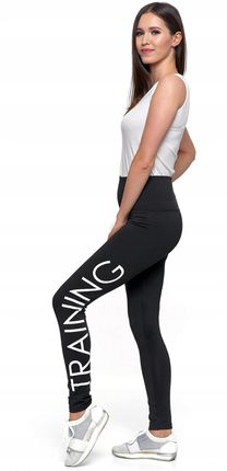 MORAJ Sportowe legginsy z Wysokim Stanem S/M - zdjęcie 3