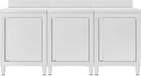 Dkd Home Decor Szafka Robocza 180X60X96cm Ze Stali Nierdzewnej - zdjęcie 2