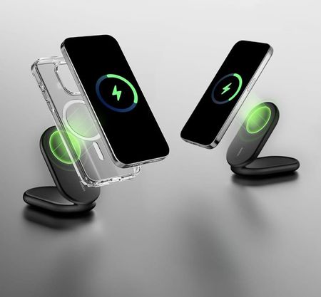 Belkin Ładowarka indukcyjna składana MagsSafe Qi2 15W czarna (WIB007HQBK) - zdjęcie 2