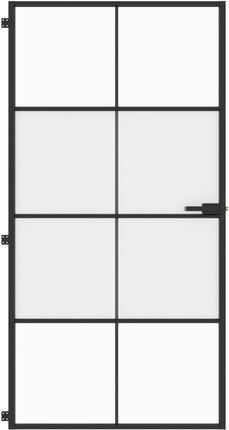 Dkd Home Decor Smukłe Czarne Drzwi Wewnętrzne 102,5x201,5cm - zdjęcie 2