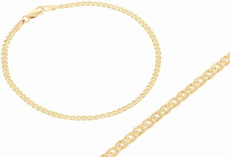 Intergold Złota bransoletka pusta Próby 585 BTE001III - zdjęcie 4