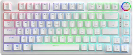 Klawiatura Savio PHENIX WHITE Gateron Red Pro (SAVGKPHENIXWHITEGATRED) - zdjęcie 3