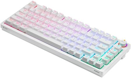 Klawiatura Savio PHENIX WHITE Gateron Red Pro (SAVGKPHENIXWHITEGATRED) - zdjęcie 4