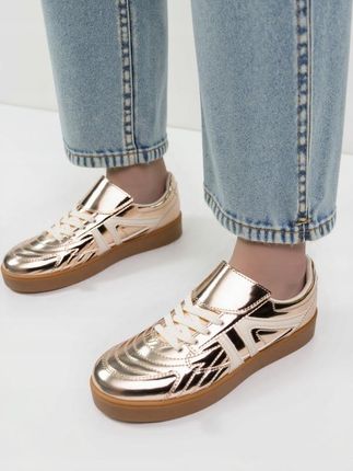 Damskie Sneakersy XERON – GOLD 38 - zdjęcie 2