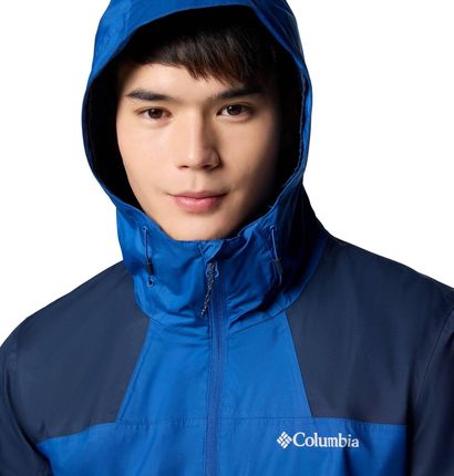 Kurtka wodoodporna męska Columbia INNER LIMITS III niebieska 2071215434 - zdjęcie 2