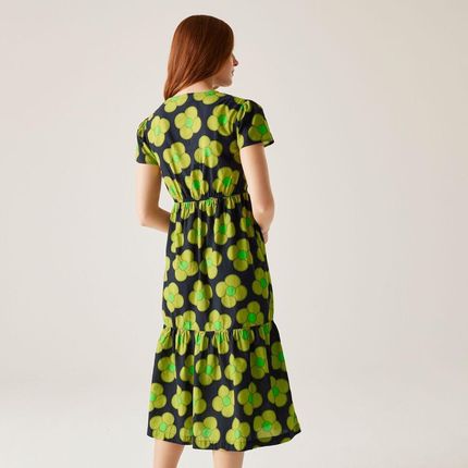 Sukienka casual damska Orla Kiely Tiered Midi - zdjęcie 2