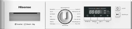 Hisense WF3M841BWI - zdjęcie 2
