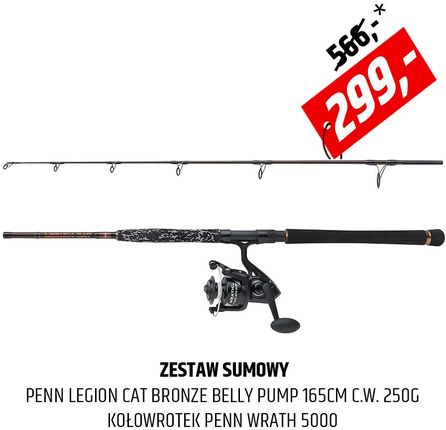 Penn Wędka Legion Cat Bronze Belly Pump Combo 1793618210 - zdjęcie 2
