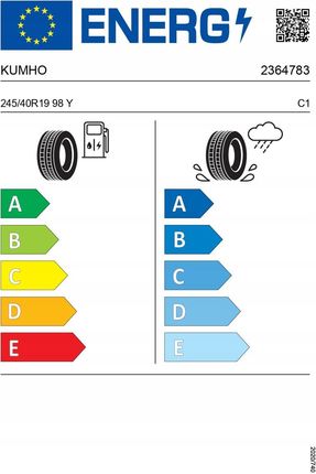 Kumho Ecsta PS72 245/40R19 98Y - zdjęcie 3