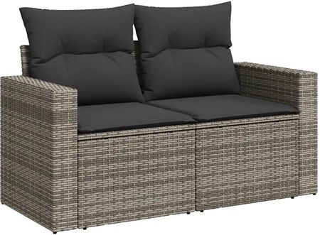 Zakito Home Zestaw Wypoczynkowy Rattanowy Szary 6-Cz. Zh3325356 - zdjęcie 3